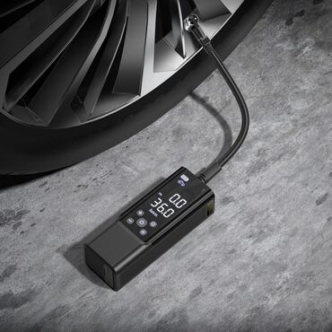 насос для колесо: Портативная автомобильный Smart насос Hoco ZP7 5000 mAh Беспроводной