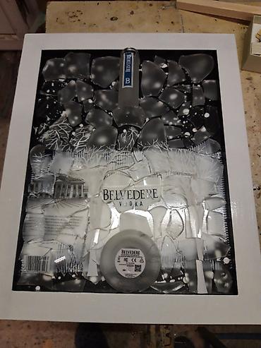 Slike i ramovi: Izrada slika od razbijenih flaša Ulepsajte vas dom, kafic, lokal — 6