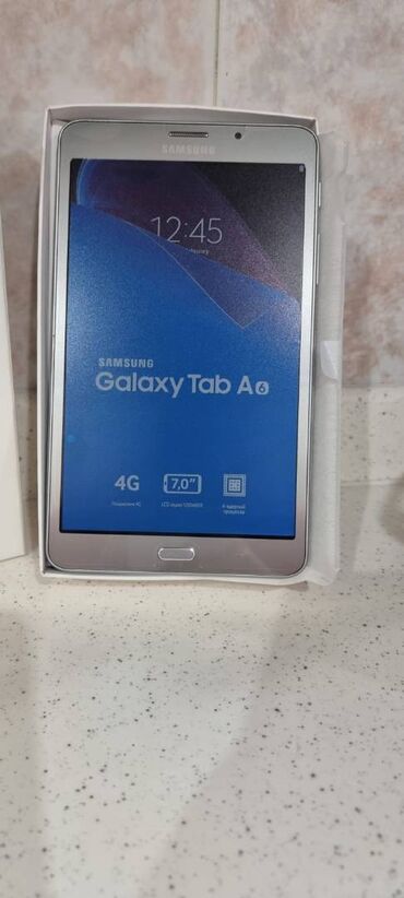 planşet qiymətləri: Samsung Galaxy Tab A6, yenidir. Nömrə yeri var