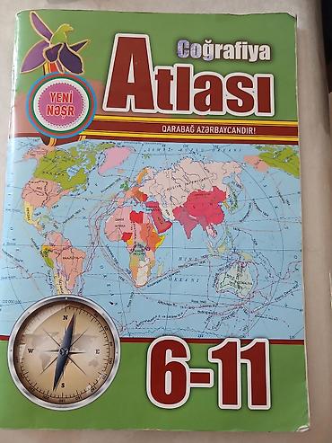 atlas xerite: Məhsul: Coğrafiya Atlasi (Yeni nəşr) - Siniflər: 6–11 - Dil — 1