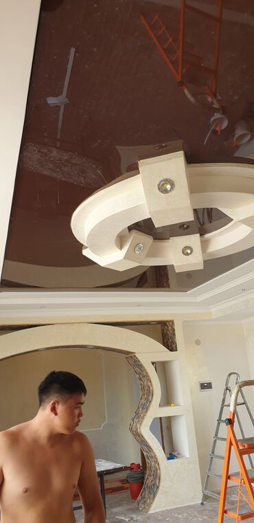 Натяжной потолок: Натяжной потолок с рисунком от 800 сомов можно напечатать любого — 3