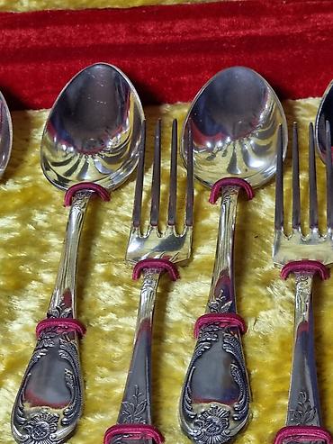 чайная: КОРОЛЕВСКИЙ НОВЫЙ Столовый набор (полный комплект). 24 ПРЕДМЕТА — 3