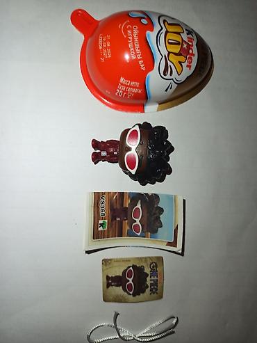 kohnə oyuncaqlar: Kinder Joy yumurtasından çıxan kolleksiya oyuncağı dəsti. Dəstə fiqur — 1