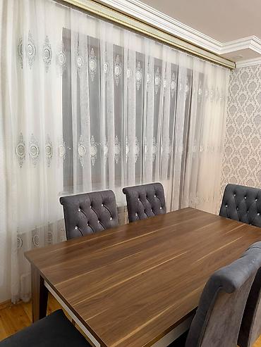 sdullar: Yemək masası və 6 ədəd stul dəsti - Masa: düzbucaqlı forma, isti — 2
