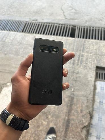 s10 barter: Samsung Galaxy S10, 128 GB, rəng - Qara, Simsiz şarj — 1