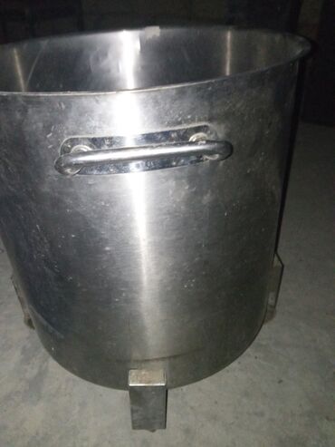 Tava-qazan dəstləri: Qazan, rəng - Gümüşü, Paslanmayan polad, Türkiyə — 31