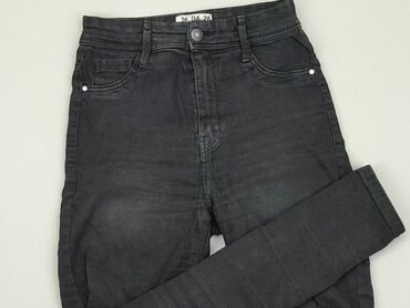 jeansowe spódnice bershka: Jeansy, Bershka, S, stan - Zadowalający