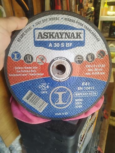 Kəsici disklər: ASKAYNAK A 30 S BF kəsici disk. 6 ədəd var - Növ: Cut-off wheel — 1