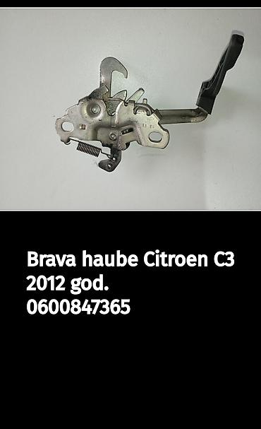 seranovi 99: Brava haube za Citroën C3, model 2012. - Originalni mehanizam — 1