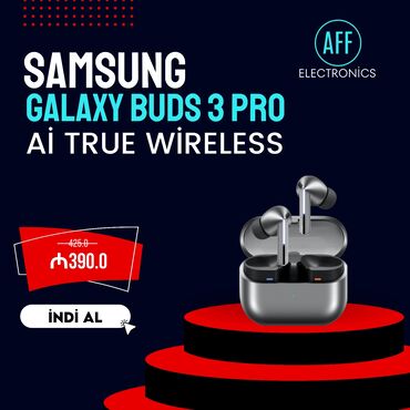 Qulaqlıqlar: Samsung Galaxy Buds 3 Pro AI Samsung Galaxy Buds 3 Pro, Samsung-un ən