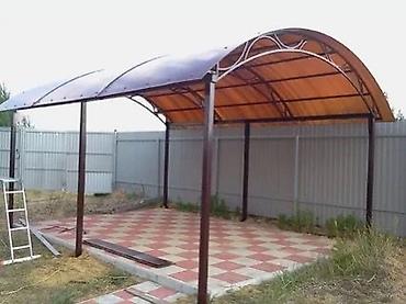 Другие строительные материалы: Навесы стиле хайтек лофт любой сложности — 7