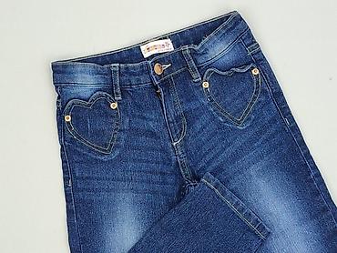 boho koszule: Spodnie jeansowe, Young Style, 3-4 lat, 104, stan - Idealny — 1