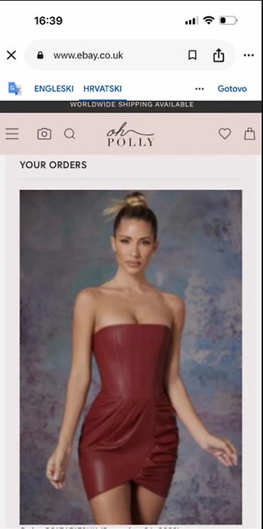 pheromone parfemi: Oh Polly kožna (eko koža) halljinica. Gornji deo je kao korset, ojačan — 2