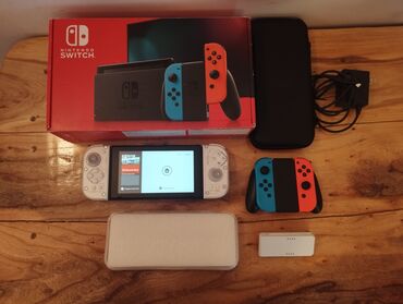 диск ps5: Чипованный Nintendo Switch rev 2 | 32 ГБ + 256 ГБ 📦 Комплект: ✅