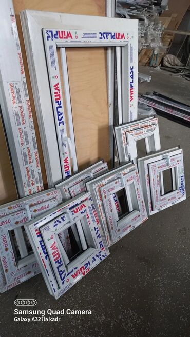 Plastik qapılar: Yeni Plastik qapı 80x200 sm Zamok və çərçivə ilə, Zəmanətsiz, Ödənişli quraşdırma, Ödənişli çatdırılma — 17