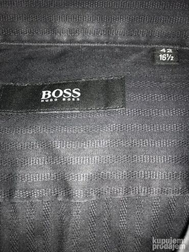 Košulje: Košulja Na duge rukave, XL, L, Hugo Boss, bоја - Bordo, Pamuk — 11