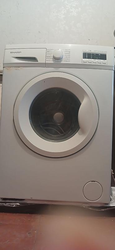 hisense paltaryuyan: Sharp önyükləməli paltaryuyan maşın - Yük həcmi: 7 kq - İdarəetmə — 1