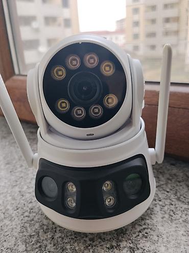 sazz modem satisi: Wi‑Fi PTZ təhlükəsizlik kamerası - 2 ədəd güclü Wi‑Fi antenası ilə — 2