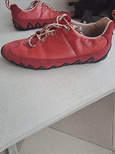 Patike: ECCO kožne patike – crvene - Brend: ECCO - Model: niskoprofilne — 11