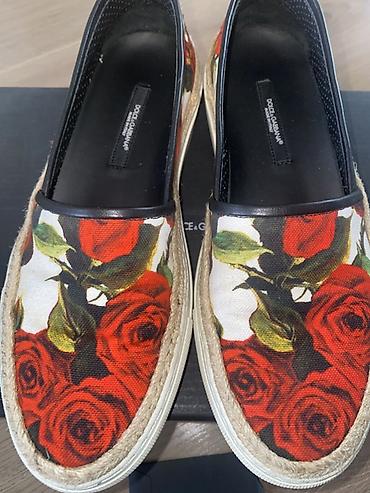 Туфли: Dolce &Gabbana qadın slip-on espadrillər Original - Model: Slip-on — 2