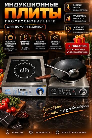 Индукционная плита, Б/у, Настольная, Механическая, Полная оплата