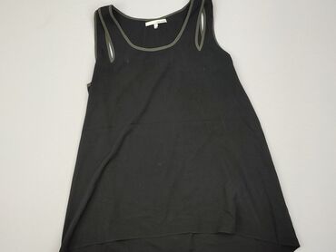 bluzki koszulowe damskie czarne: Blouse, River Island, M (EU 38), condition - Good