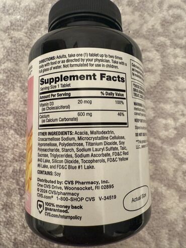 Vitaminlər və BAƏ: CVS Health markalı bu qida əlavəsi, sümüklərin sağlamlığı üçün -da lalafo.az — 5 Vitaminlər və BAƏ: CVS Health markalı bu qida əlavəsi, sümüklərin sağlamlığı üçün — 5