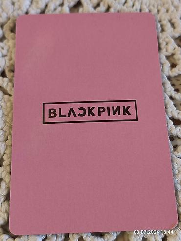 blackpink lightstick: Məhsul: BLACKPINK temalı kolleksiya fotokartı Təsvir: - Ön tərəfdə — 3