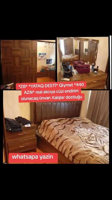 *ZB* *YATAQ DESTİ* Qiymət *440 AZN* real alıcıya cüzi endirim olunacaq