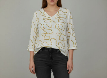 bluzki obcisła: Esmara, Women's blouse, size 2XL (EU 44)