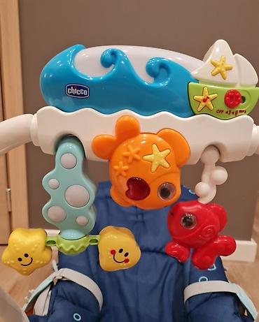 chicco: Шезлонг Chicco Sea Sound. Креслице-качалка для детей от рождения до 6 — 4