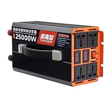 Инверторы: Мощный инвертор пиковой мощностью 25000W. Реальная рабочая мощность — 1