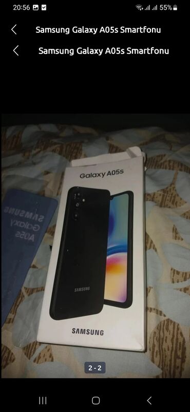 samsung a12 kontakt home: Samsung Galaxy A05s, 64 GB, rəng - Qara, Zəmanət
