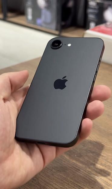 macbook pro: IPhone 16e, Б/у, 128 ГБ, Черный, 100 % — 3