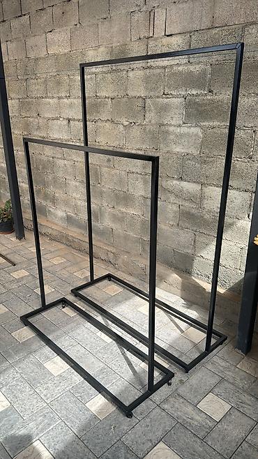 Мебель на заказ: Вешалка лофт Из металла Качественно Размер:1800х1300х400 Есть — 6