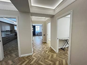 суточные квартиру: 3 комнаты, Бишкек Парк ТРЦ, Интернет, Wi-Fi — 1