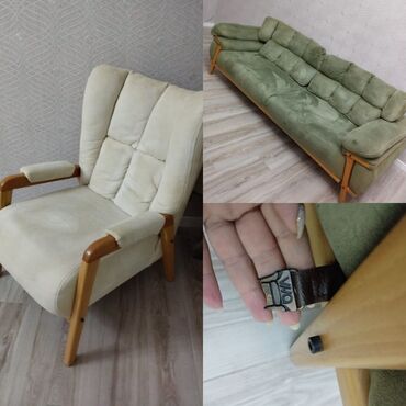 Digər mebel: Afa✅Vivadan kreslo divan dest-i satilir 650 azn. Divan kitab kimi