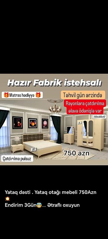 islenmis termo: 2 təknəfərlik çarpayı, Dolab, Termo, Komod, Türkiyə, Yeni — 3