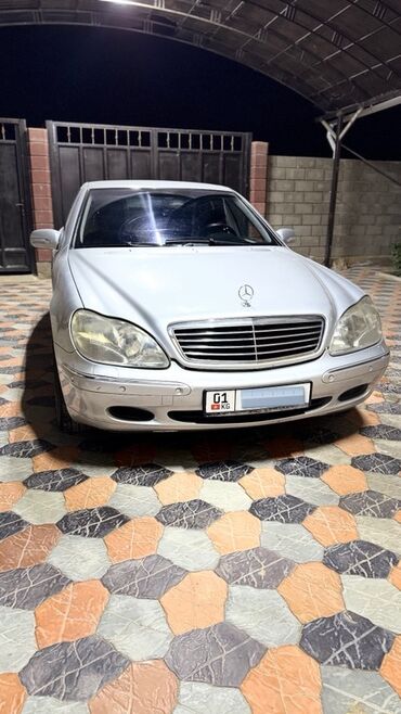 машина токтогулда: Mercedes-Benz S-Class: 2000 г., 4.3 л, Автомат, Бензин, Седан