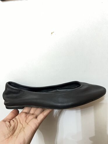 женские туфли с открытым носком: Туфли 39, цвет - Черный