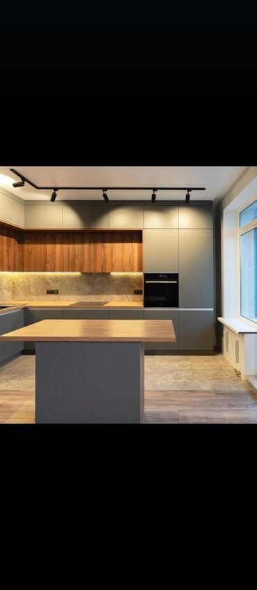 Sifarişlə mətbəx mebeli: Sifarişlə mətbəx dəsti, Özü çəkən petlələr, MDF, Kredit yoxdur, Rayonlara çatdırılma, Pulsuz çatdırılma — 8