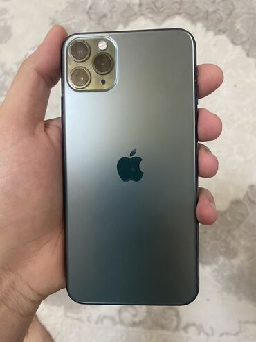 телефон fly fs402: IPhone 11 Pro Max, 256 ГБ, Matte Midnight Green, Face ID