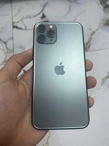 iphone xr qiymeti irşad: IPhone 11 Pro, 128 GB, Matte Midnight Green, Face ID