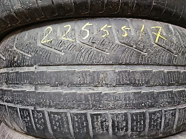 Шины 225 / 55 / R 17, Всесезонная, Б/у, 1 шт, Легковые