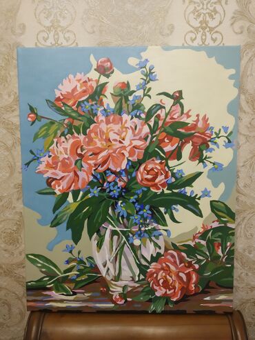 Şəkillər, tablolar: Kətan uzərində cəkilibəl ısiakril boya, 50/40 Холст, акриловые — 10