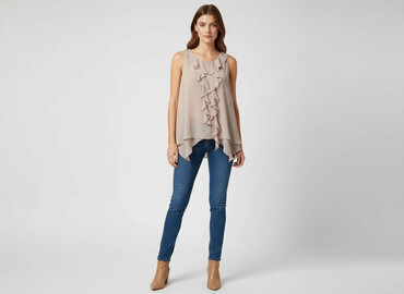 body bezowe hm: H&M, Bluzka damska, rozmiar M