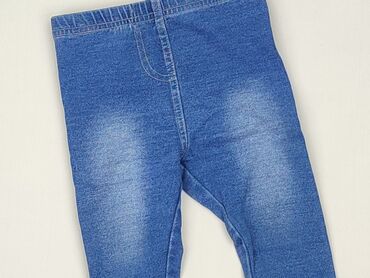 jeansy mom fit z wysokim stanem dla kogo: Spodnie jeansowe, Marks & Spencer, 3-6 miesięcy, stan - Bardzo dobry