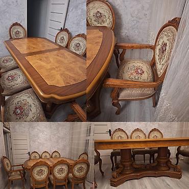 Masa dəsti satılır 550₼. 8 oturcağı var.Ünvan 8km. 5997. Fatimə99