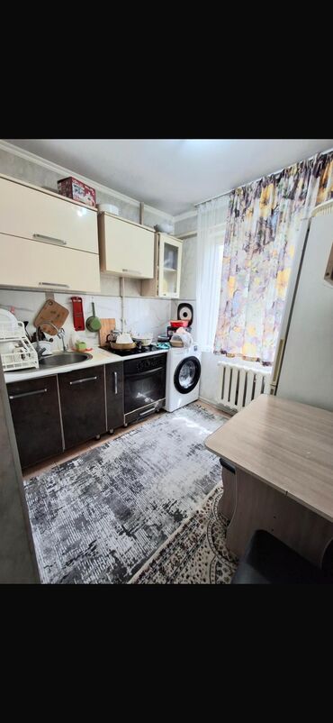прадаю квартиру в районе кызыл аскер: 2 комнаты, 45 м², 104 серия, 1 этаж, Косметический ремонт