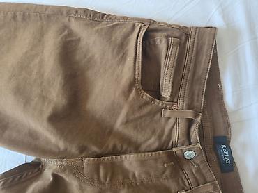 boss prsluci: Replay muške pantalone u braon boji, klasičnog jeans/chino kroja — 6